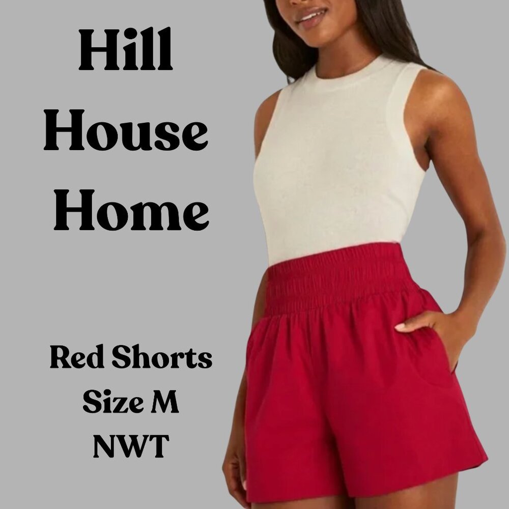 Hill House Home Livie Nap Shorts – Victorian Red – Size Medium  - NWT